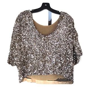 Vince Sequin top